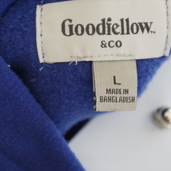 Large GoodFellow Blue Hoodie - Picture 5 of 5